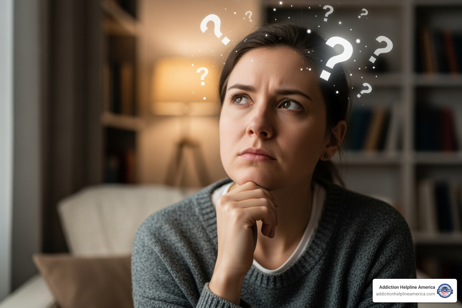 thoughtful person with question marks - medicaid rehab centers thoughtful person with question marks - medicaid rehab centers