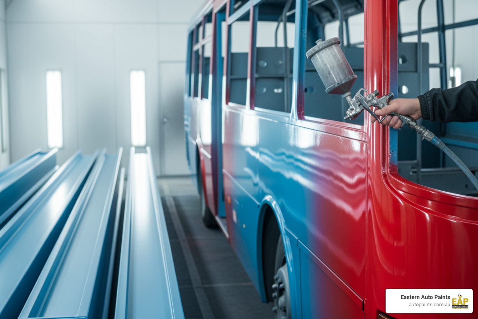 Farm equipment standing ready in a paddock, a prime example of industrial metal that uses the PPG Selemix paint system for protection.
