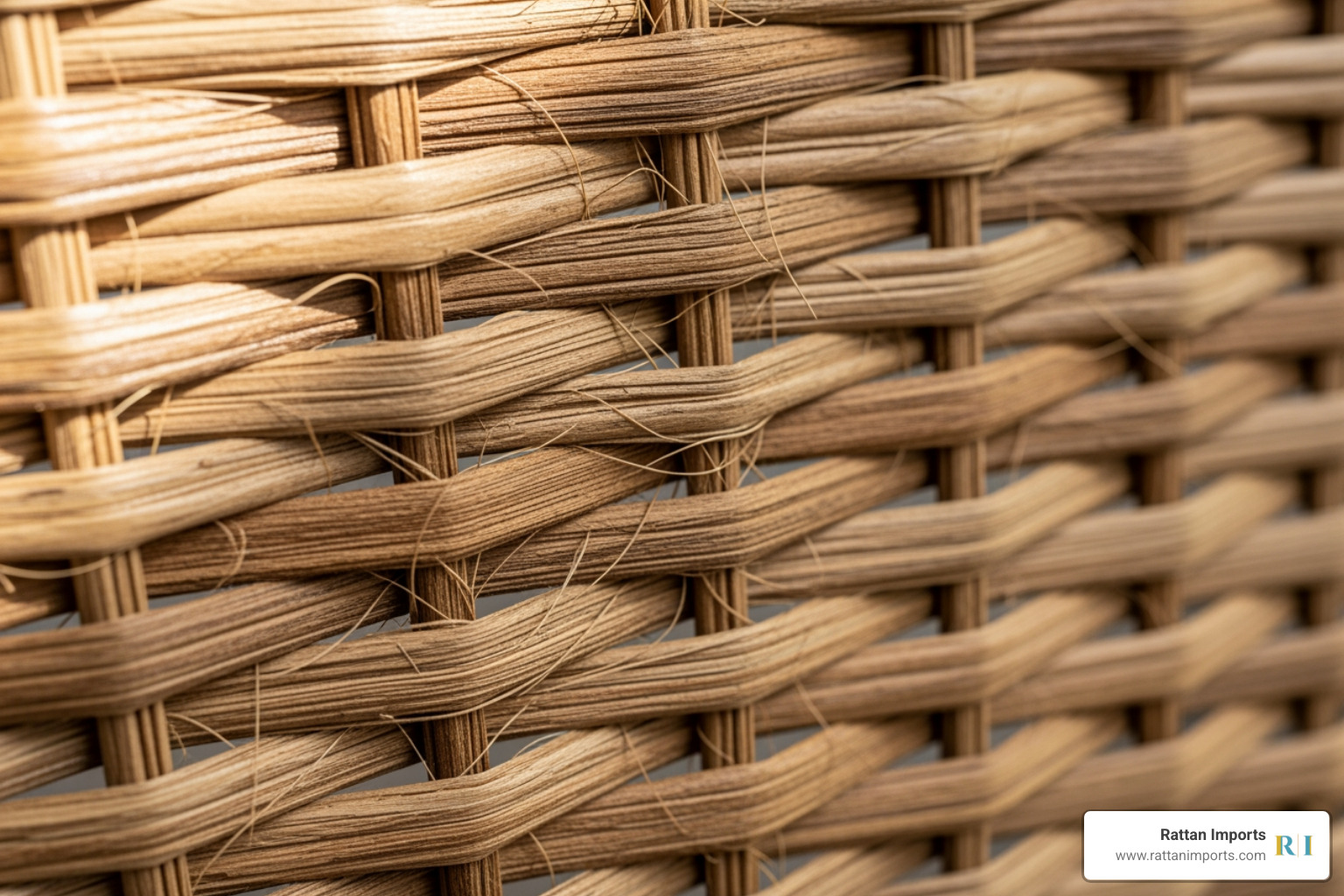 close-up detail on a woven rattan headboard - coastal bedroom furniture close-up detail on a woven rattan headboard - coastal bedroom furniture