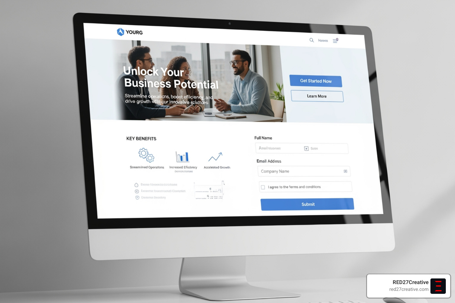 High-converting landing page - Lead generation strategy High-converting landing page - Lead generation strategy
