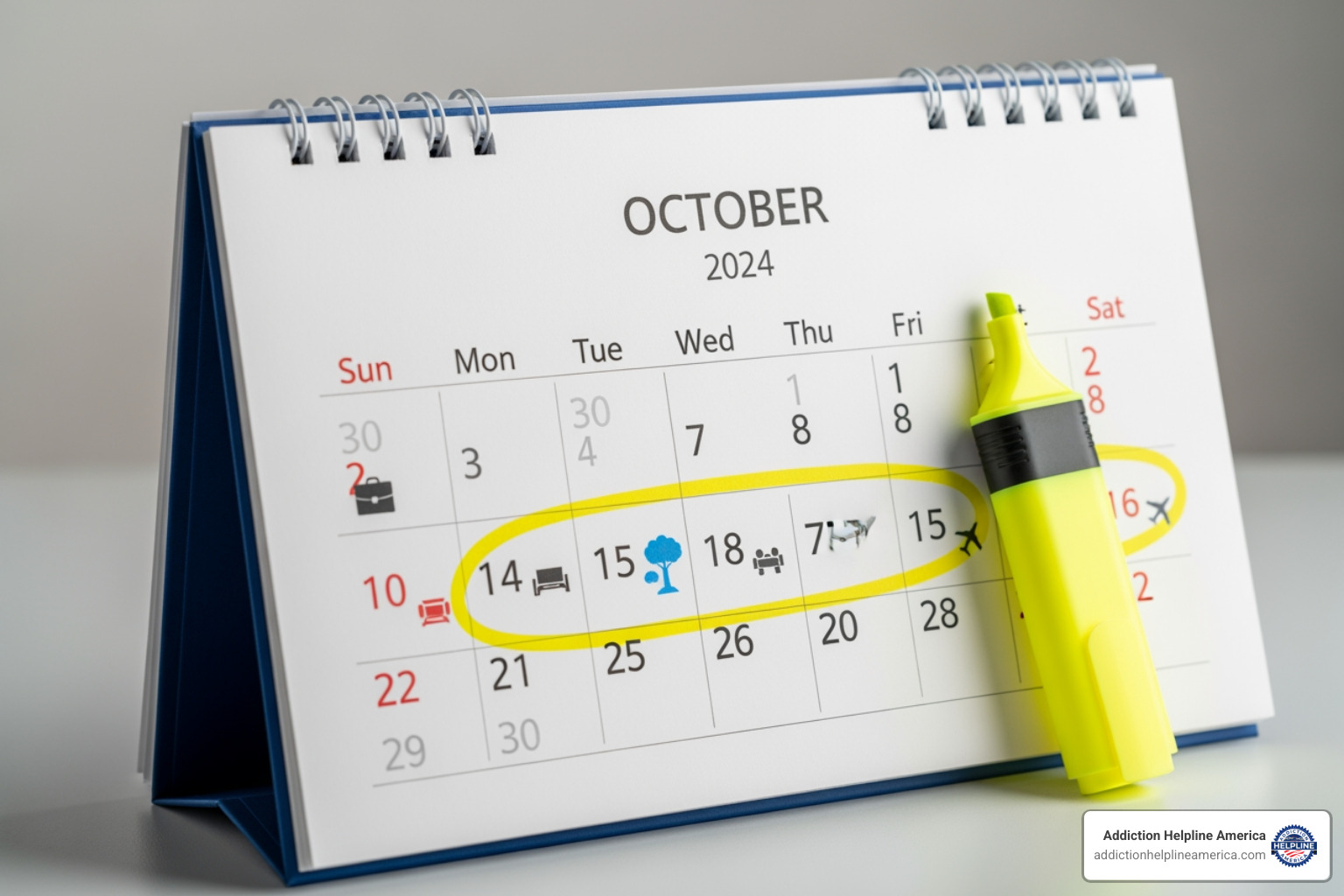 calendar with a 7-10 day period highlighted - detox drug treatment near me calendar with a 7-10 day period highlighted - detox drug treatment near me