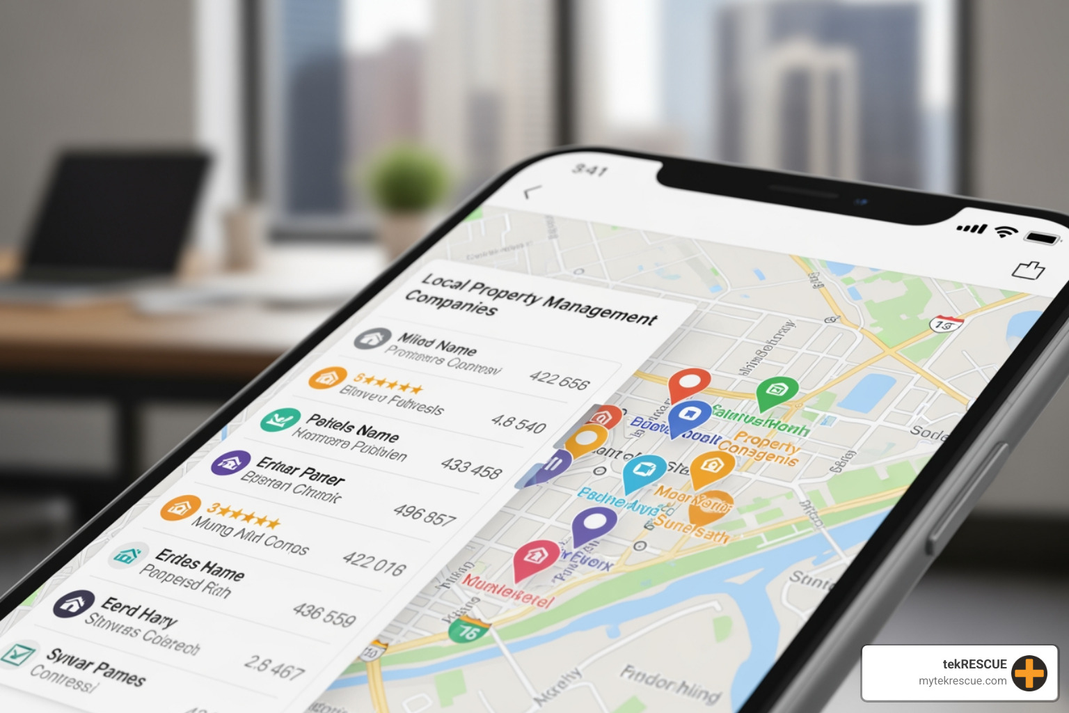 Local SEO results for property managers - seo for property managers
