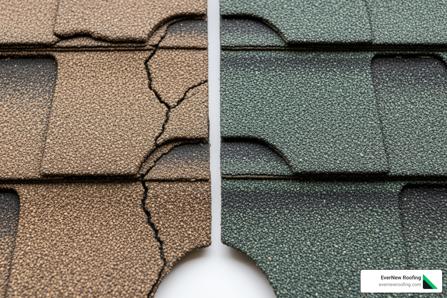 brittle and flexible shingles - roof rejuvenation services