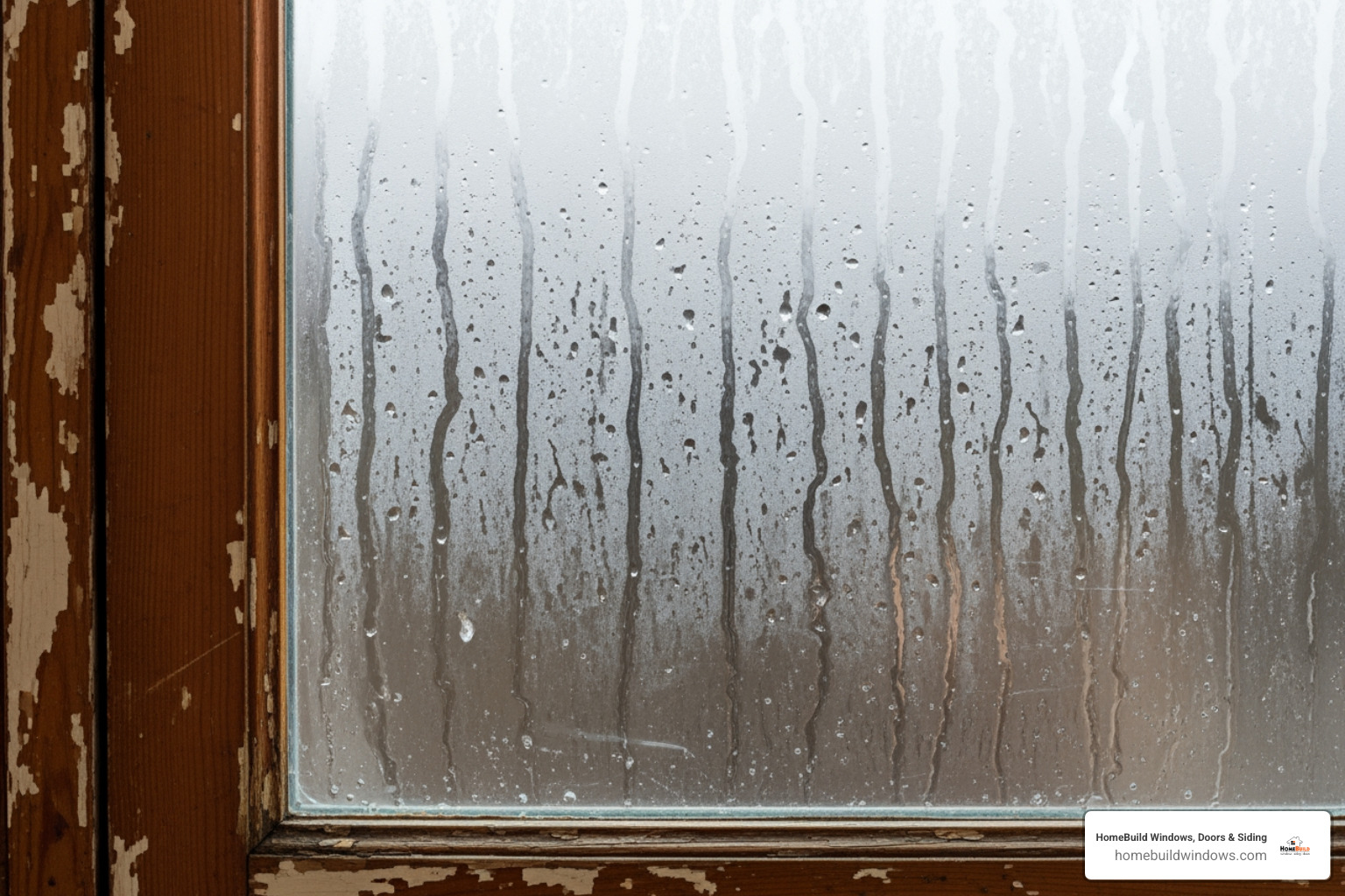 condensation between glass panes on an old patio door - Patio door replacement cost