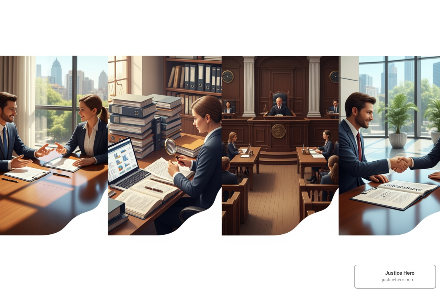 Flowchart illustrating the steps of a mass tort case from initial consultation to resolution, including evidence gathering, legal filing, consolidation, discovery, bellwether trials, and settlement or verdict - mass tort representation California