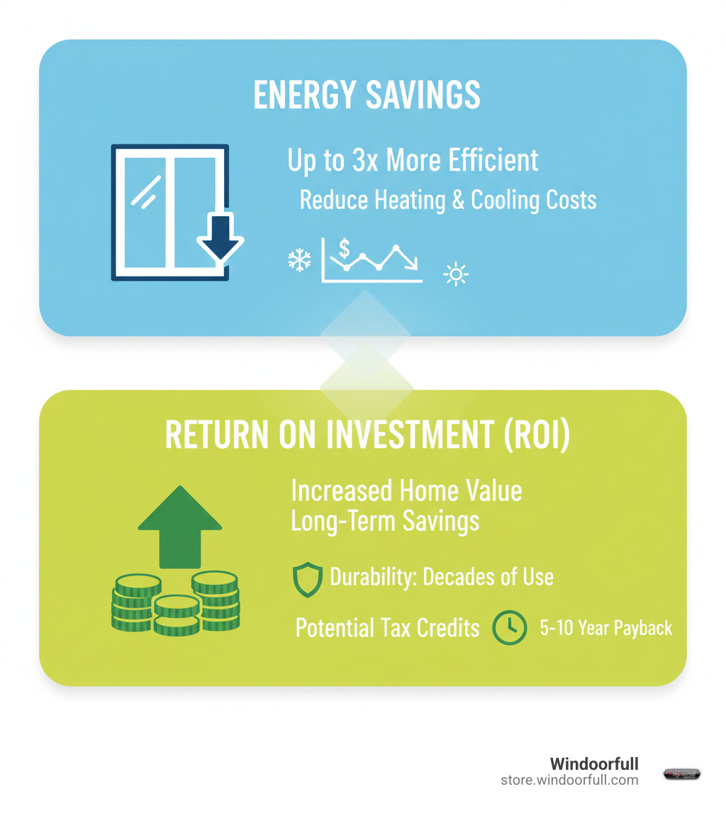 infographic showing energy savings and ROI of tilt and turn windows - tilt and turn windows price infographic infographic showing energy savings and ROI of tilt and turn windows - tilt and turn windows price infographic