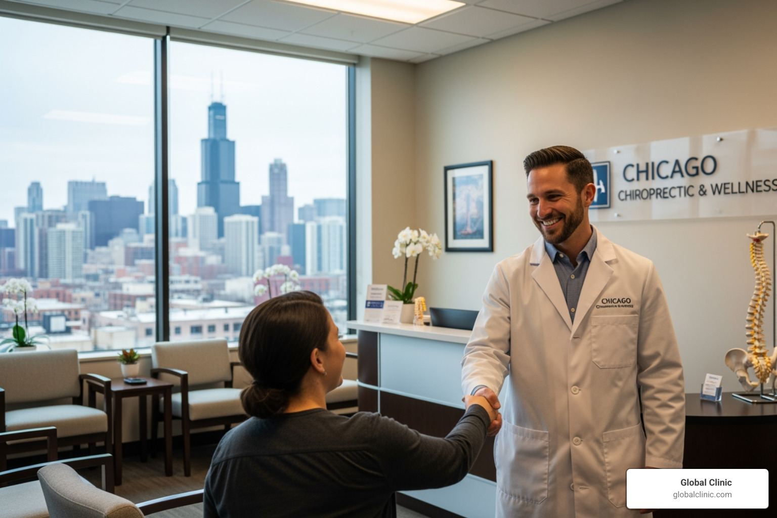 Human nervous system diagram - chiropractor Chicago IL