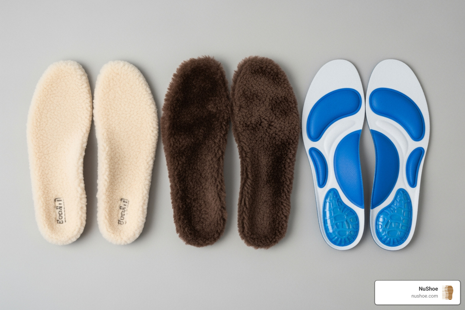 various insole types like sheepskin, faux fur, and orthotics - ugg sole replacement