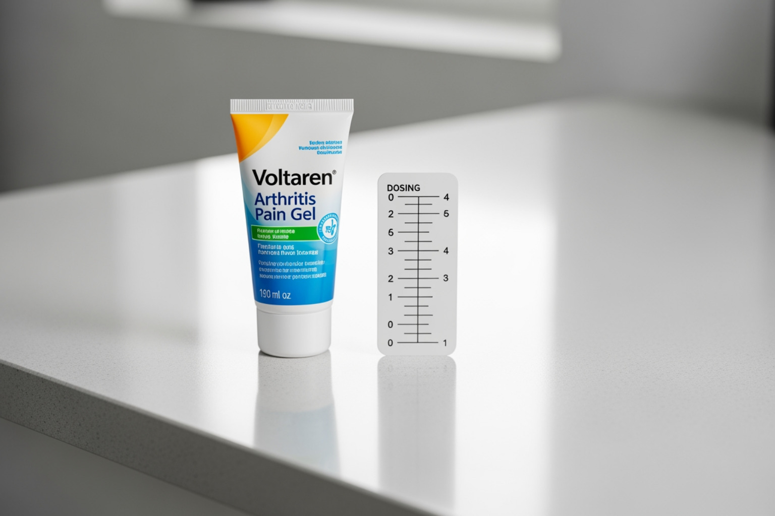 Voltaren Arthritis Pain Gel with dosing card - arthritis foot pain cream