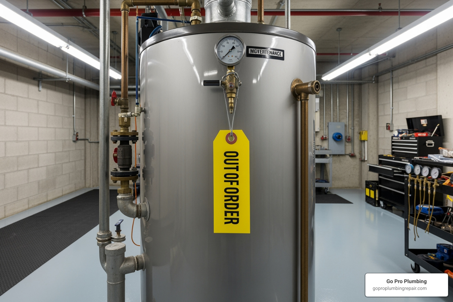 commercial water heater with a maintenance tag - commercial plumbing services sacramento ca commercial water heater with a maintenance tag - commercial plumbing services sacramento ca