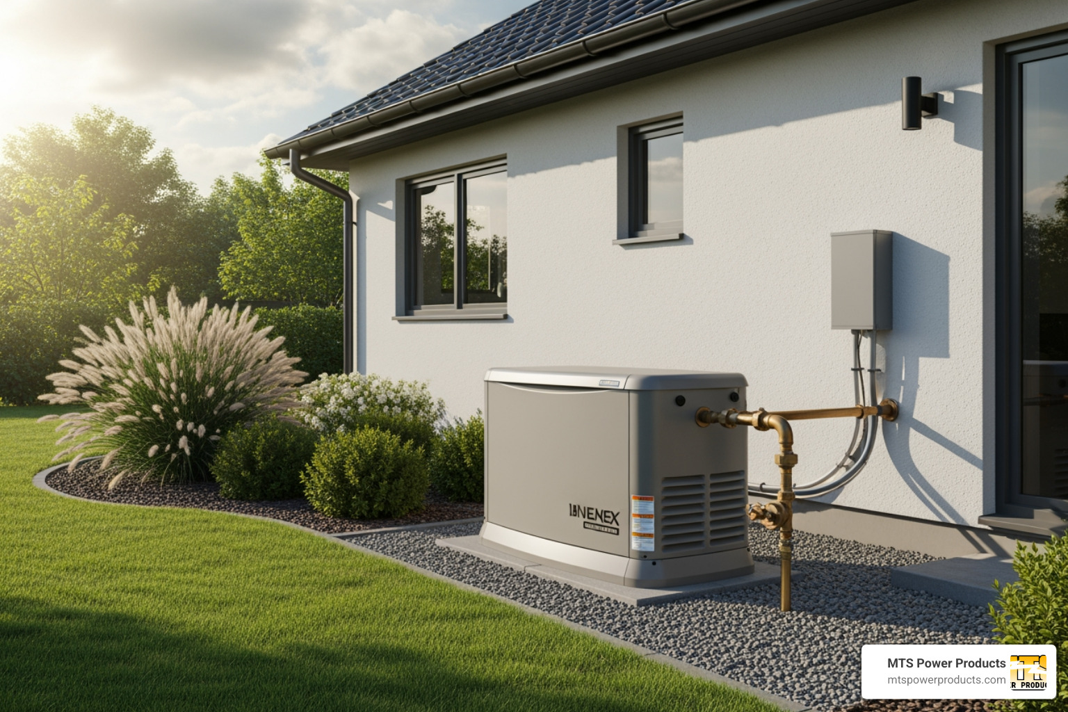 natural gas generator connected to a home's gas line - natural gas generator for home