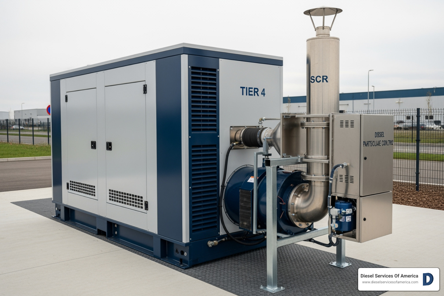Modern Tier 4 compliant diesel generator - Diesel engine power generation