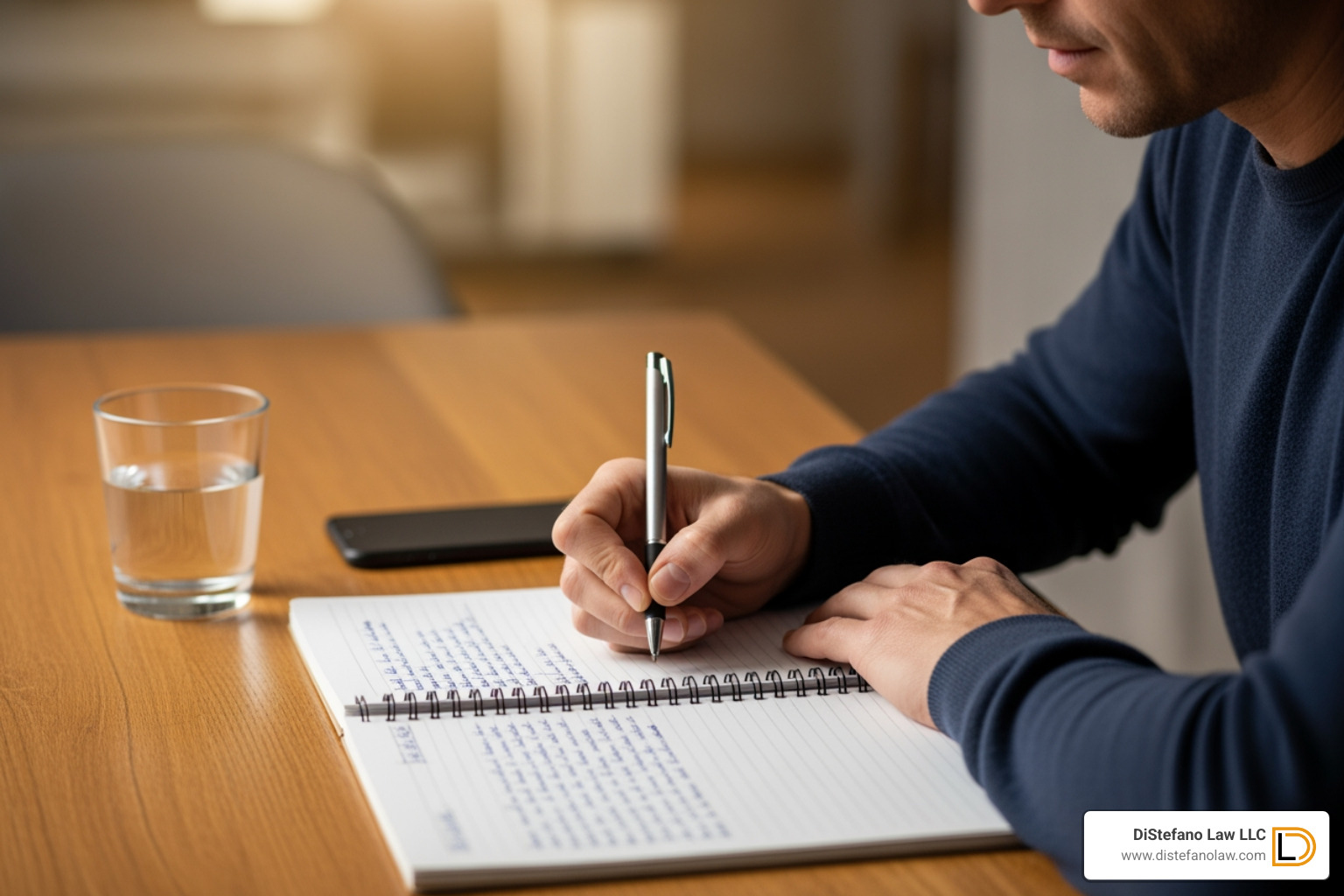 person documenting health - medical malpractice lawyers near me