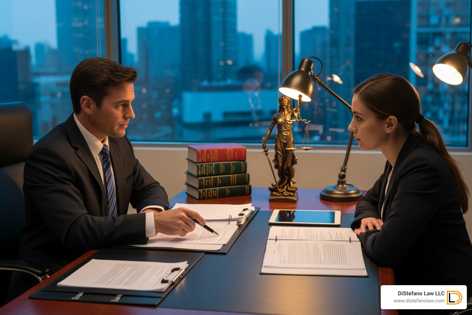 lawyer and client meeting - medical malpractice lawyers near me