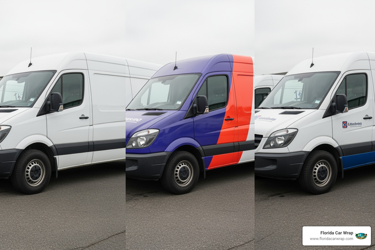 fleet van wrap coverage options - fleet van wraps