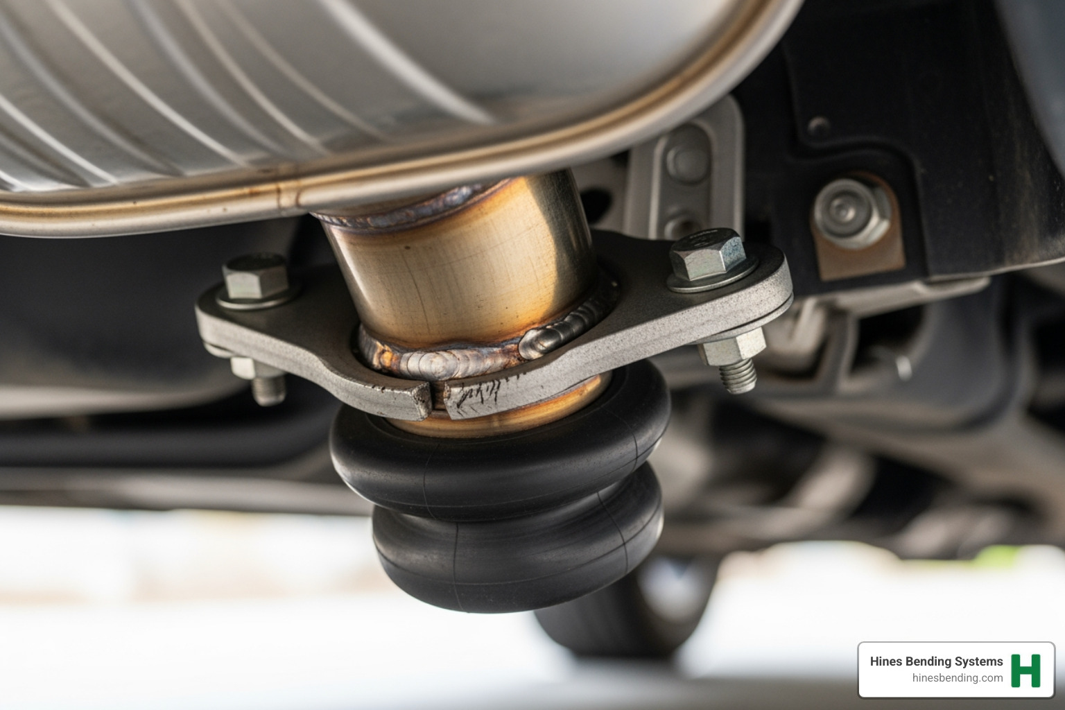 proper exhaust hanger placement and preload - custom exhaust pipe fabrication