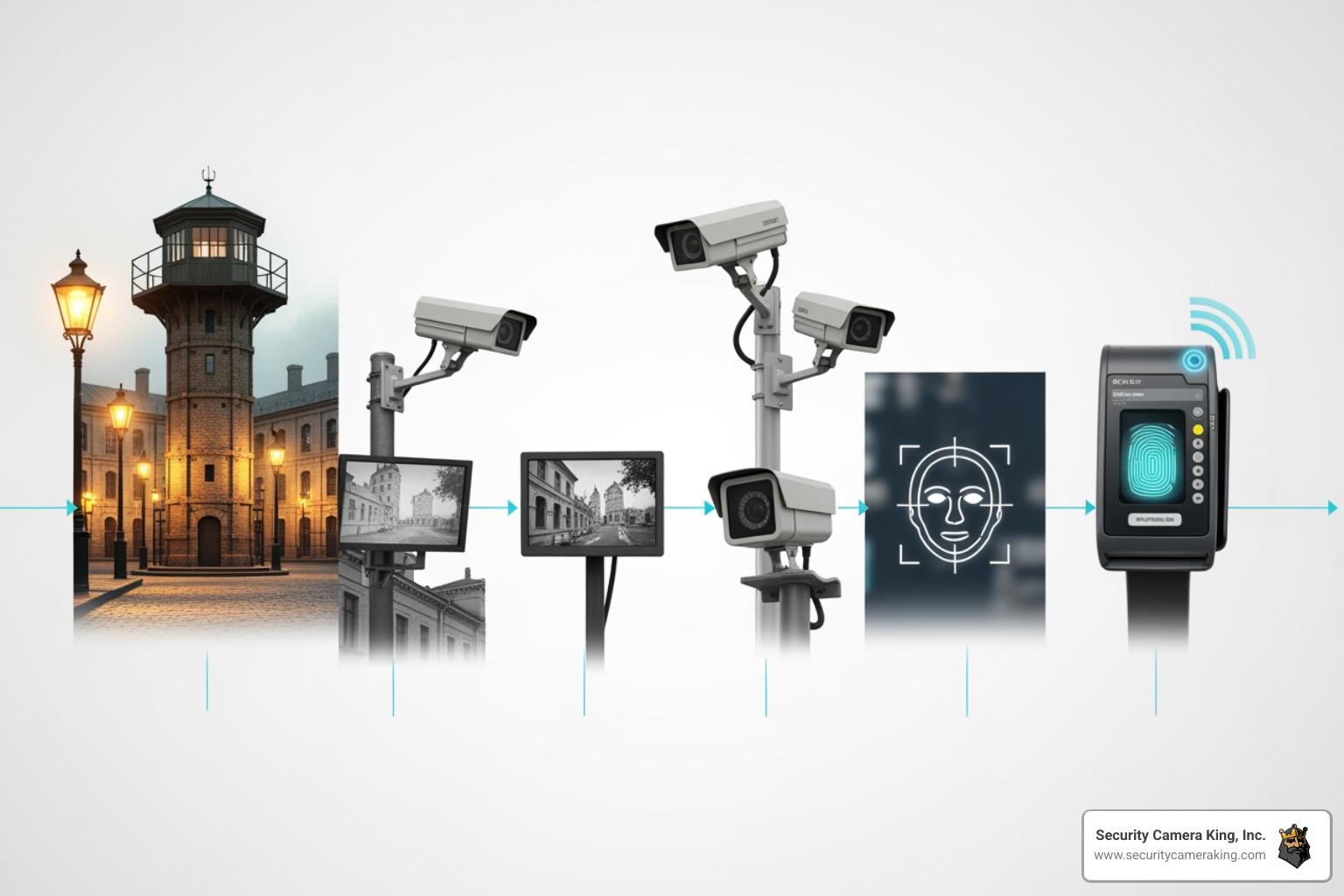 timeline showing surveillance technology - surveillance