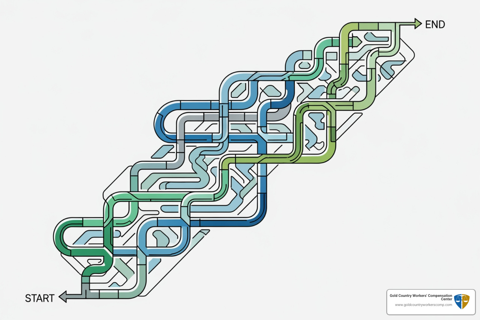 A flowchart illustrating the Social Security Administration's application and appeals process, starting from Initial Application, moving to Reconsideration, then Administrative Law Judge Hearing, followed by Appeals Council, and finally Federal Court. - social security lawyers near me