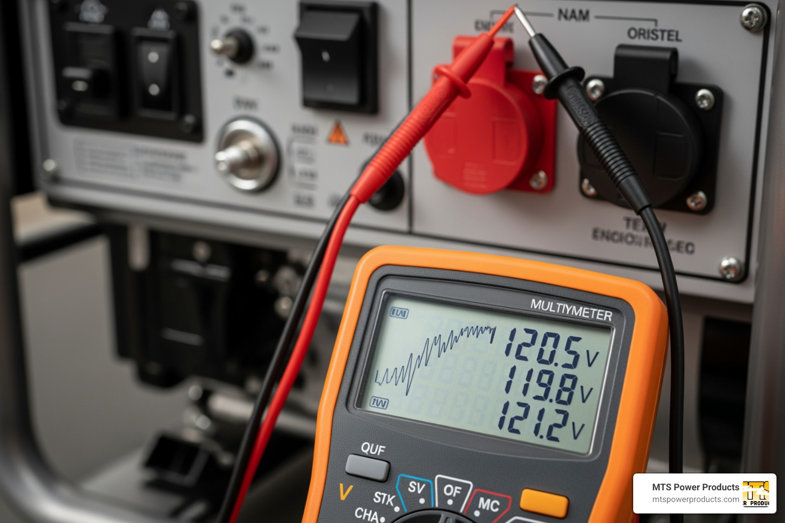 a multimeter showing erratic voltage readings from a generator outlet - generator avr replacement a multimeter showing erratic voltage readings from a generator outlet - generator avr replacement