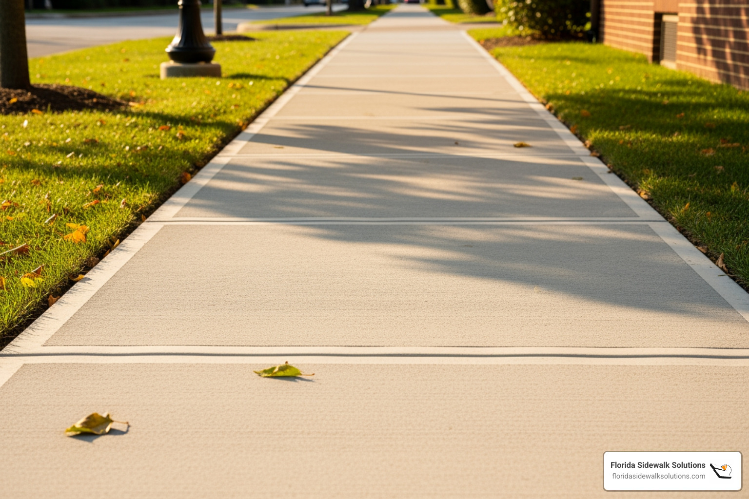 Smooth, safe, freshly repaired sidewalk - Sidewalk Repair West Palm Beach Smooth, safe, freshly repaired sidewalk - Sidewalk Repair West Palm Beach