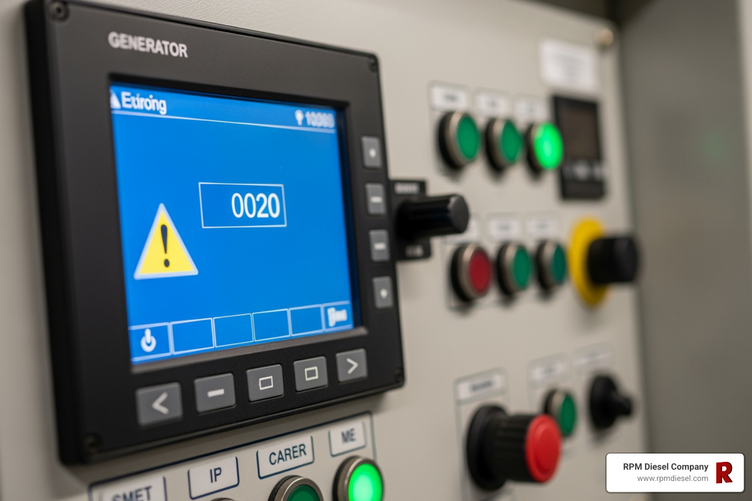 control panel displaying an error code - generator control panel repair control panel displaying an error code - generator control panel repair