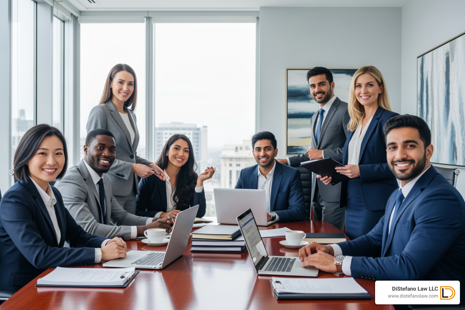 The DiStefano Law LLC team or office exterior - construction accident attorneys near me