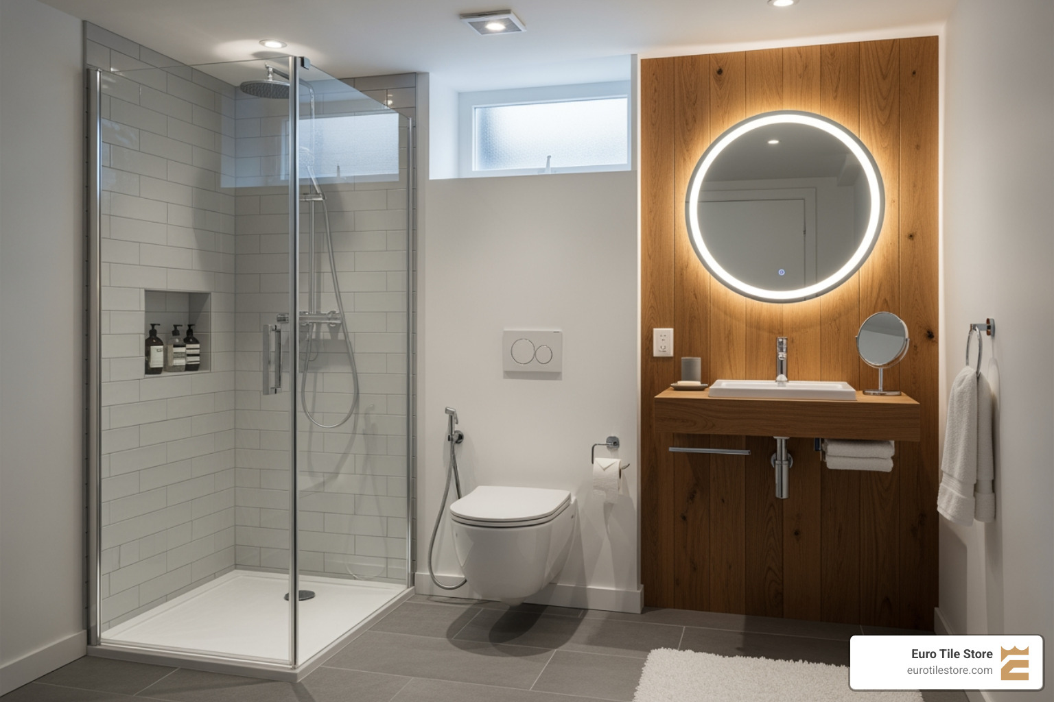 small but stylish basement bathroom layout - add a bathroom to a basement