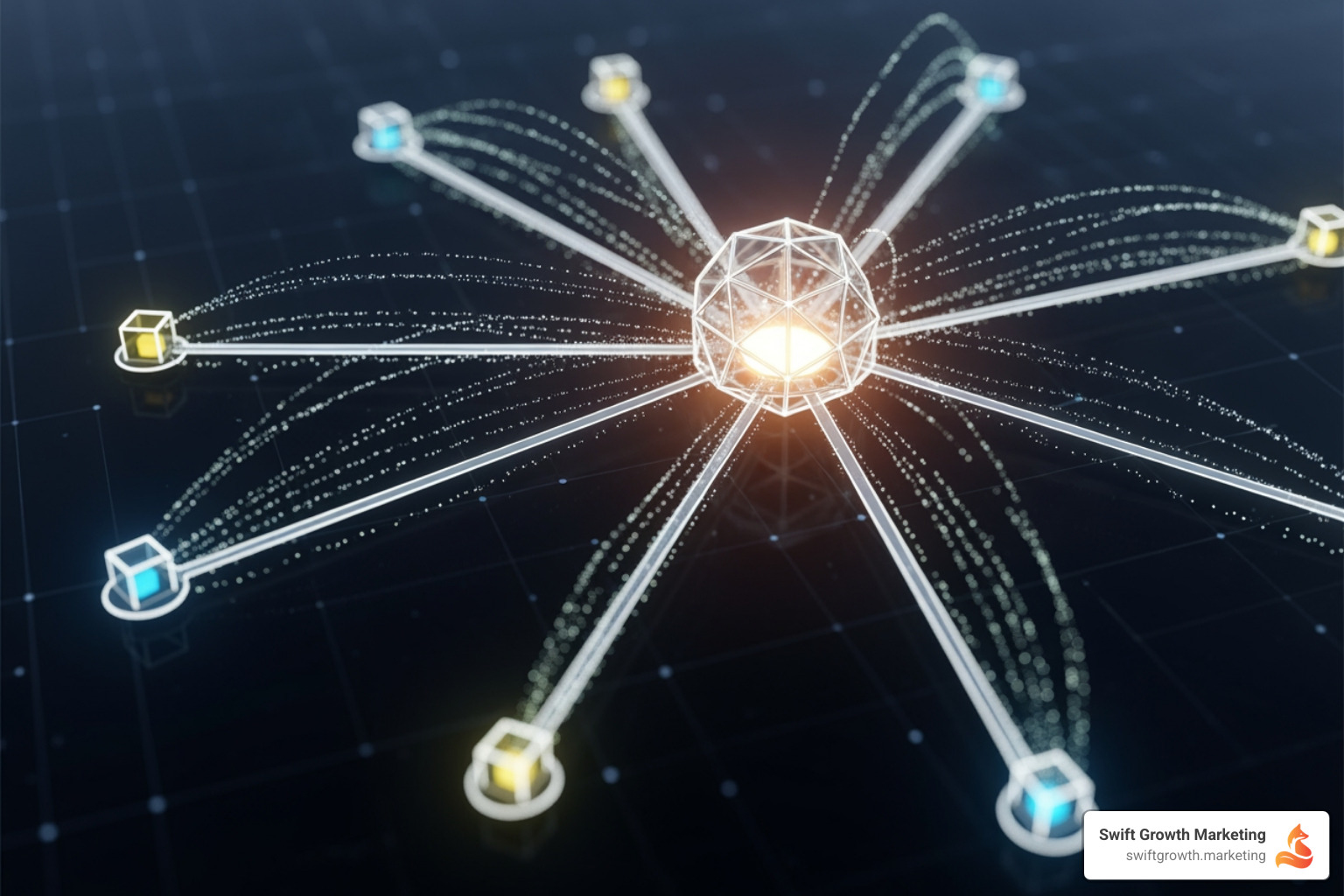 A content hub and spoke model - category defining brand A content hub and spoke model - category defining brand