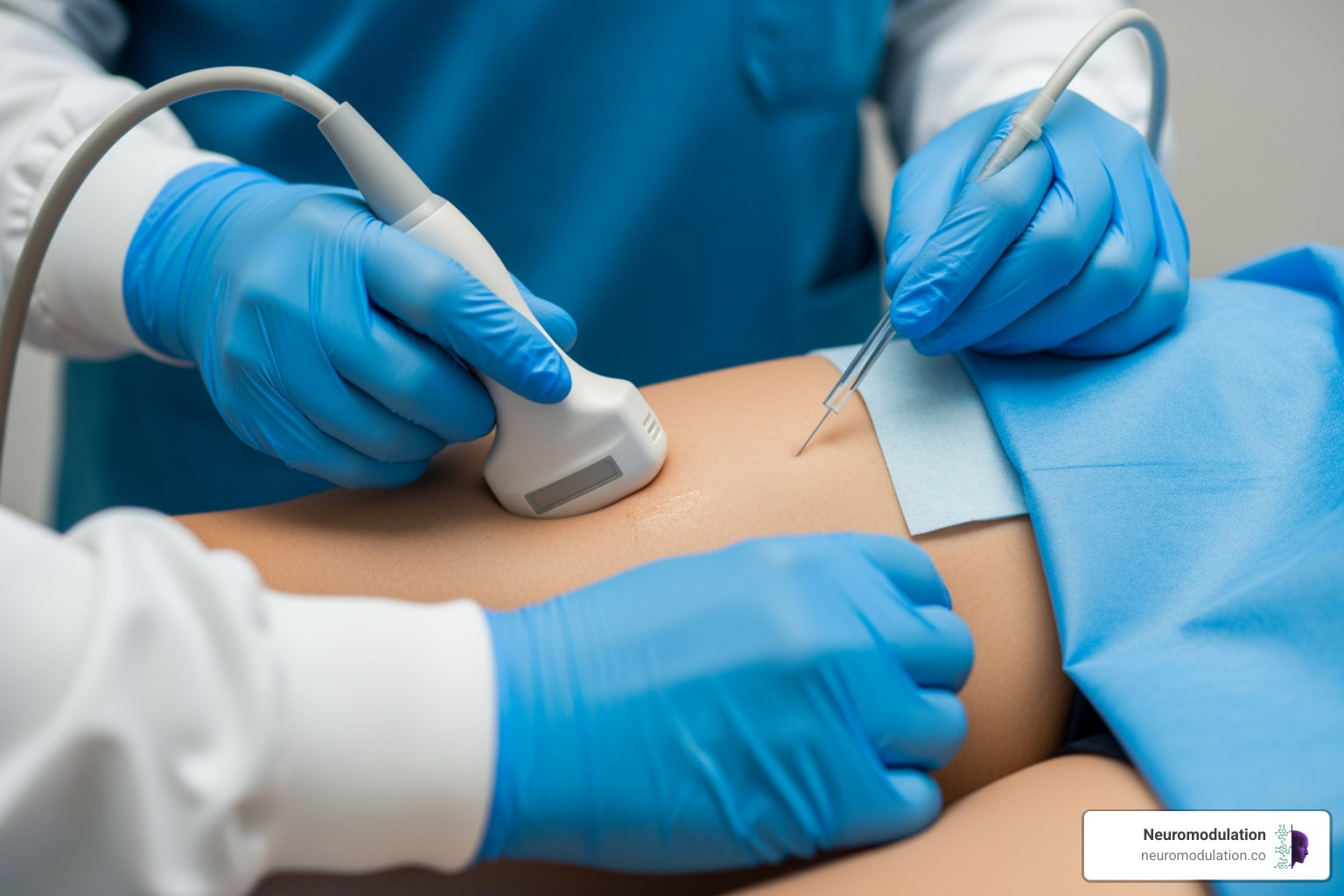 Ultrasound-guided femoral nerve block procedure - Lower extremity blocks