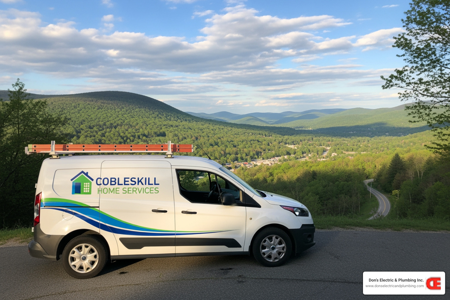 service van with a scenic Cobleskill NY background - hvac maintenance plan cobleskill ny service van with a scenic Cobleskill NY background - hvac maintenance plan cobleskill ny