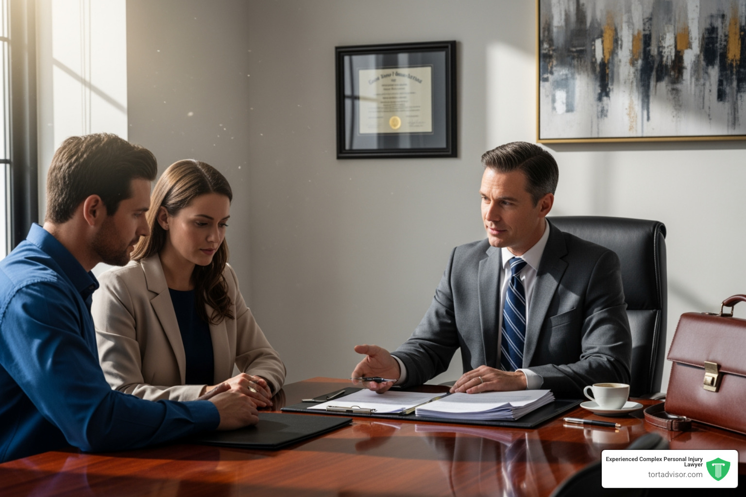 lawyer meeting with family - california wildfire lawsuits lawyer meeting with family - california wildfire lawsuits