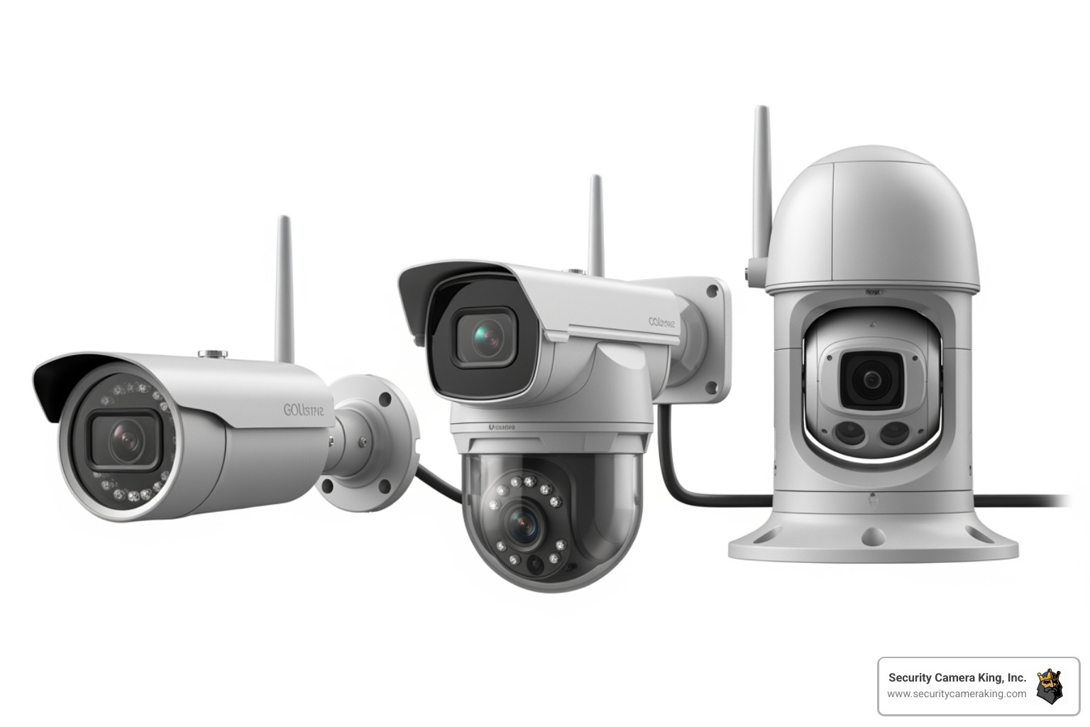Image showing bullet, dome, and PTZ cameras - 1080p hd security camera