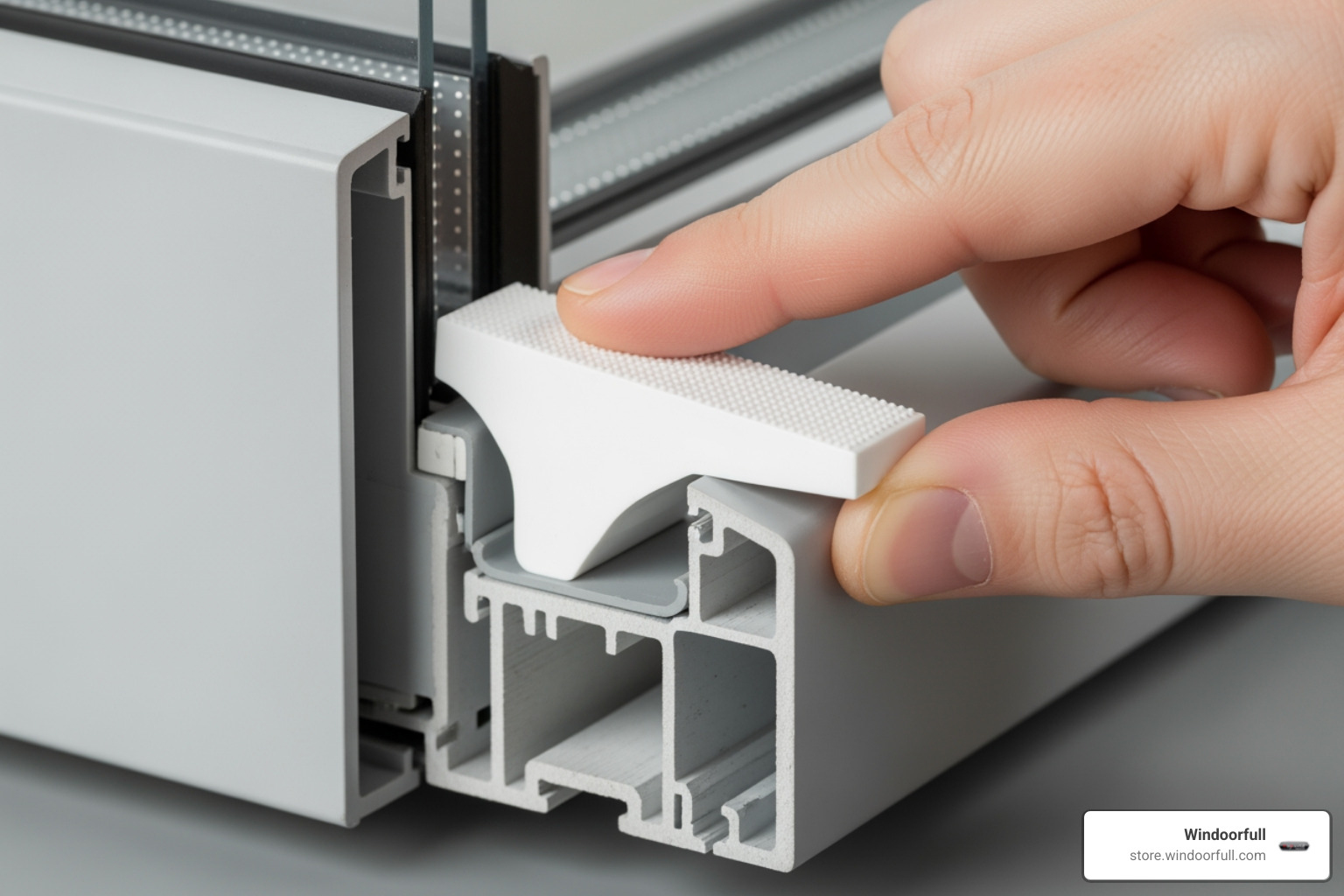 illustration of the simple push-fit installation of a new wedge into the euro-groove - upvc window locking wedges replacement illustration of the simple push-fit installation of a new wedge into the euro-groove - upvc window locking wedges replacement
