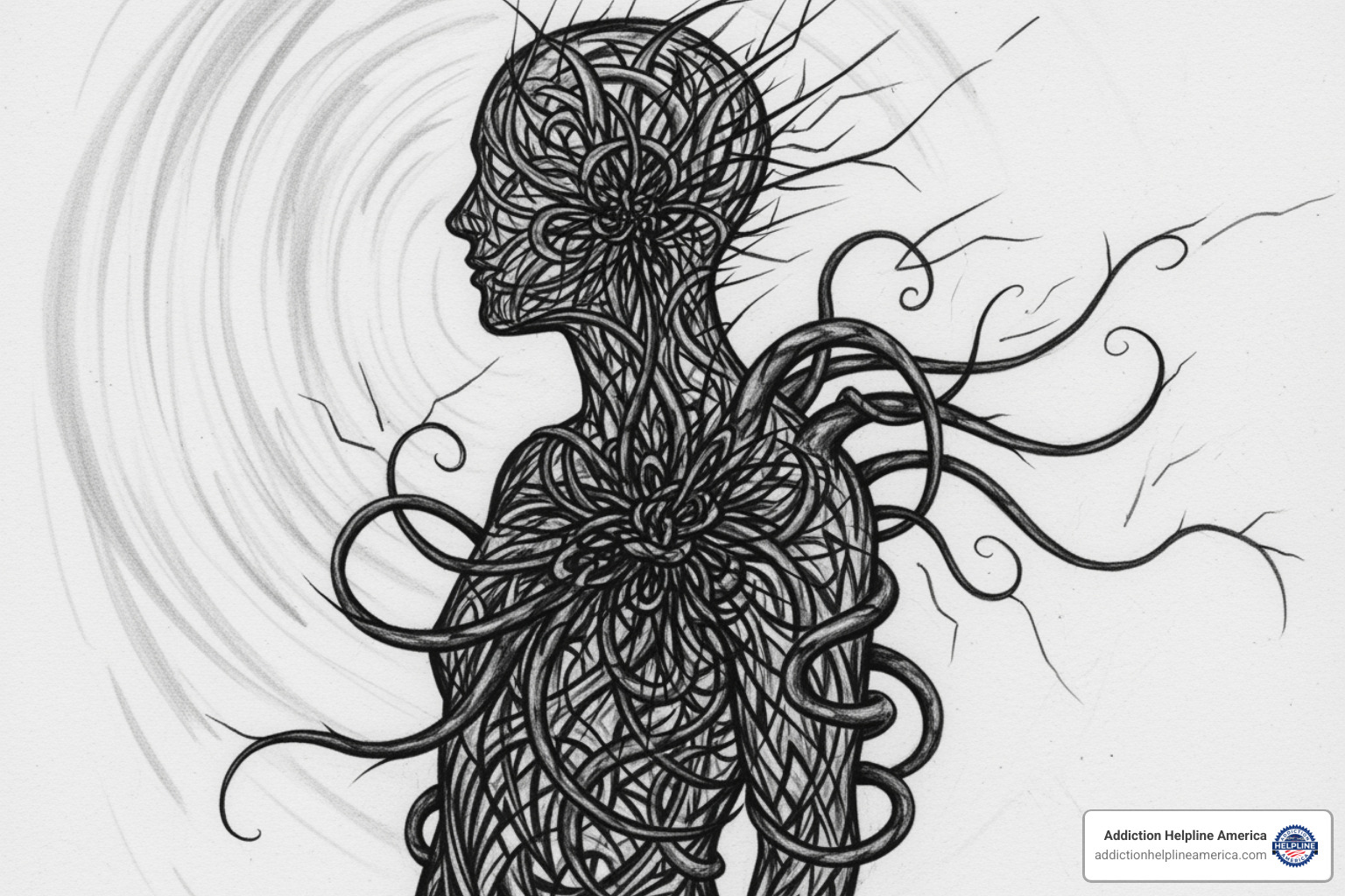 Illustration showing the connection between mental health and addiction - Costa Mesa rehab centers Illustration showing the connection between mental health and addiction - Costa Mesa rehab centers