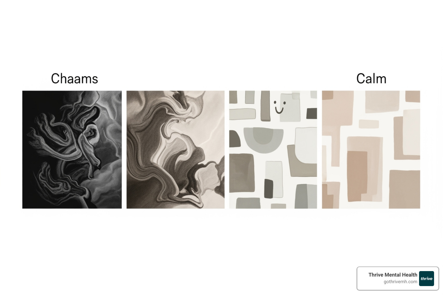 Art therapy for trauma recovery - sequence of drawings from chaos to hope. - art therapy for trauma recovery