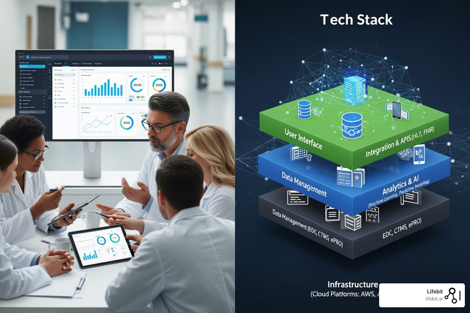 Image of an integrated ePRO and EDC interface on a tablet - Clinical Research SaaS: The Tech Stack Behind Modern Trials Image of an integrated ePRO and EDC interface on a tablet - Clinical Research SaaS: The Tech Stack Behind Modern Trials