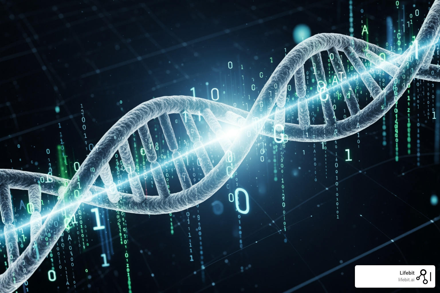 DNA helix fused with digital code - How Cloud AI Platforms Are Powering Drug Discovery in 2025 DNA helix fused with digital code - How Cloud AI Platforms Are Powering Drug Discovery in 2025