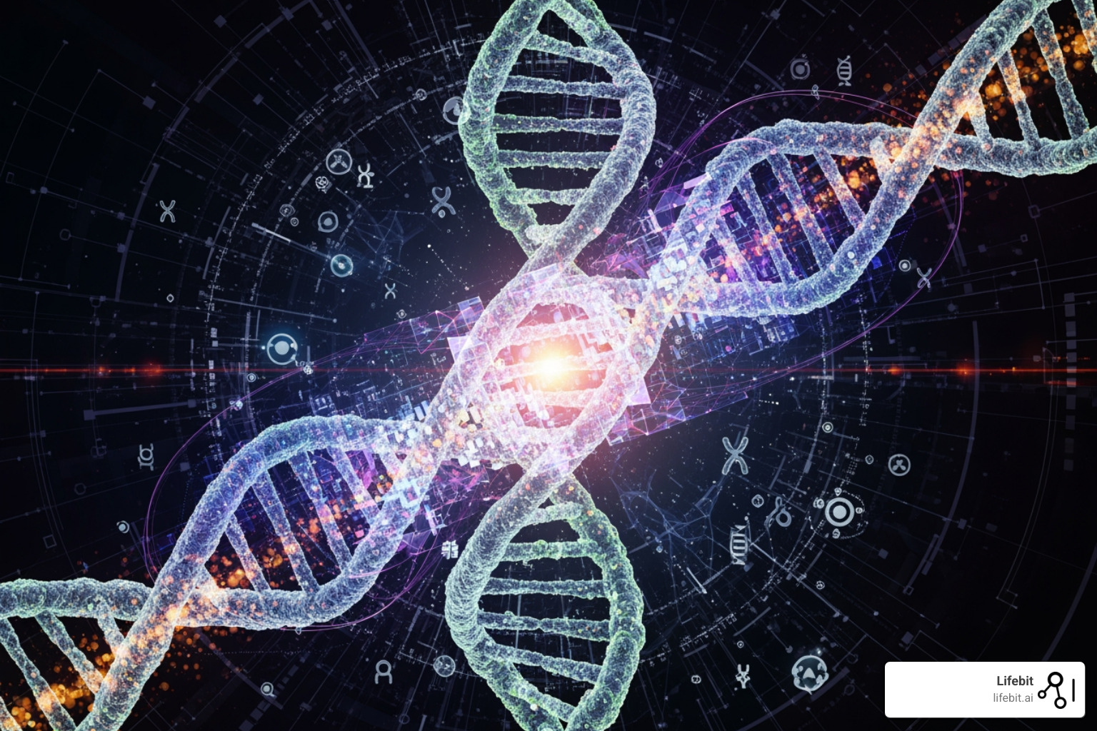 illustrating the layers of multi-omics data (genomics, proteomics, transcriptomics) - ai for genomics