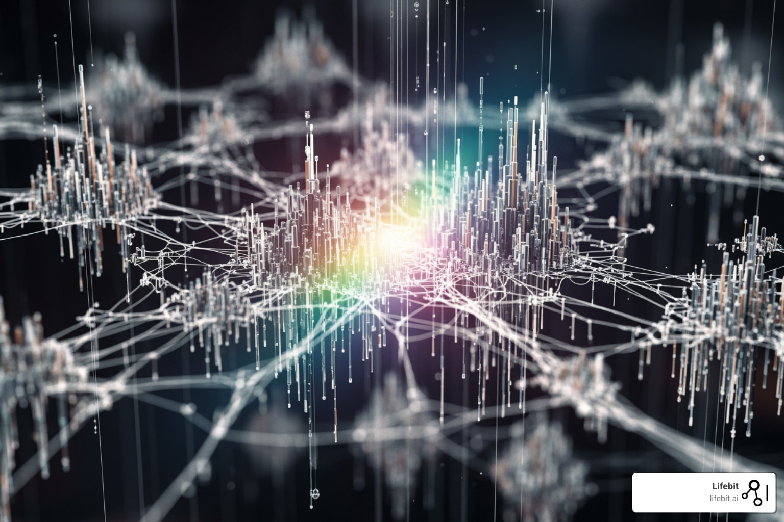 abstract representation of data quality and bias challenges - ai-powered biomarker discovery abstract representation of data quality and bias challenges - ai-powered biomarker discovery