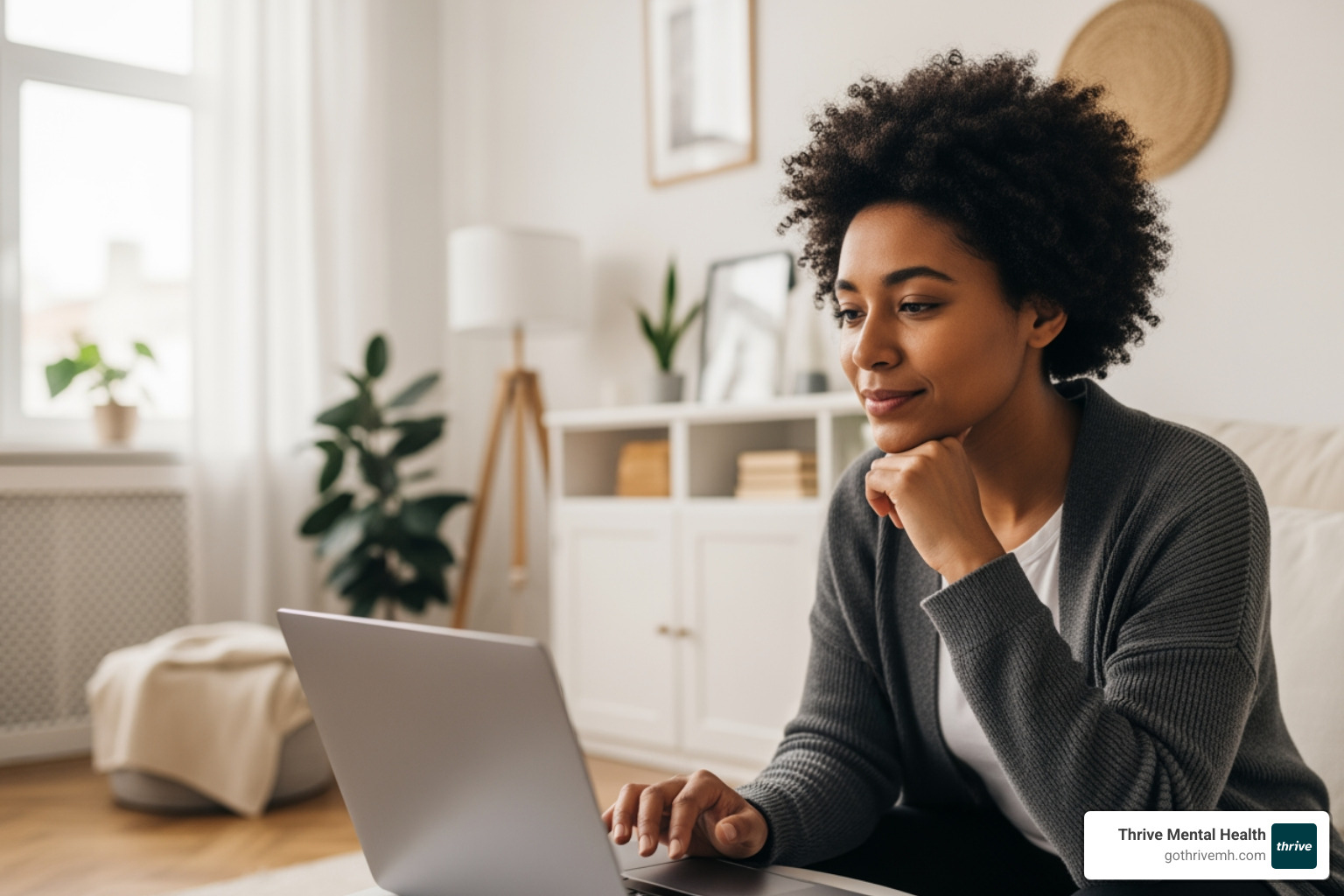 Client engaging in virtual therapy session - Is EMDR Right for Everyone? The Science Behind the Debate