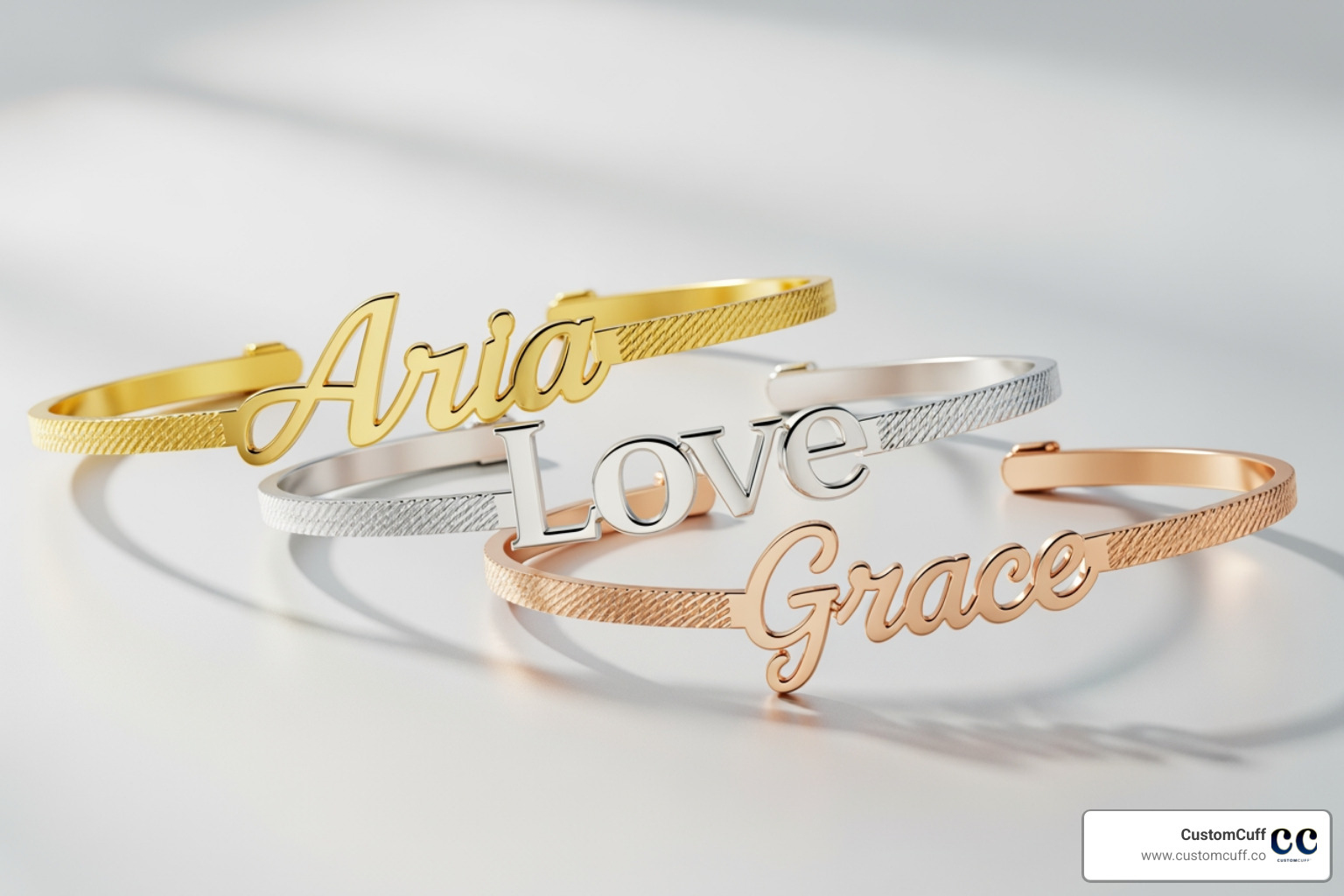 different font styles and gold color options (yellow, white, rose) - custom name bracelets gold different font styles and gold color options (yellow, white, rose) - custom name bracelets gold