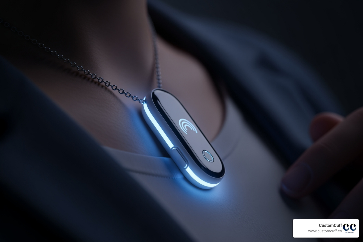 TOTWOO or similar smart necklace lighting up - long distance necklace for couples TOTWOO or similar smart necklace lighting up - long distance necklace for couples