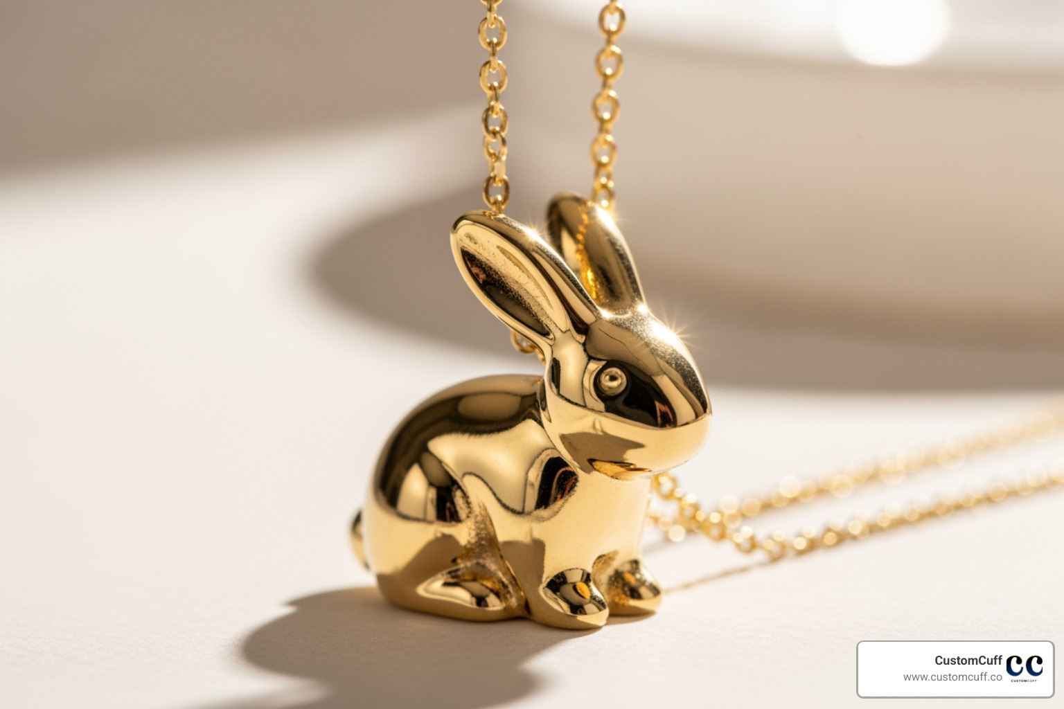Alex Woo Zodiac Rabbit Charm Necklace - year of the rabbit necklace