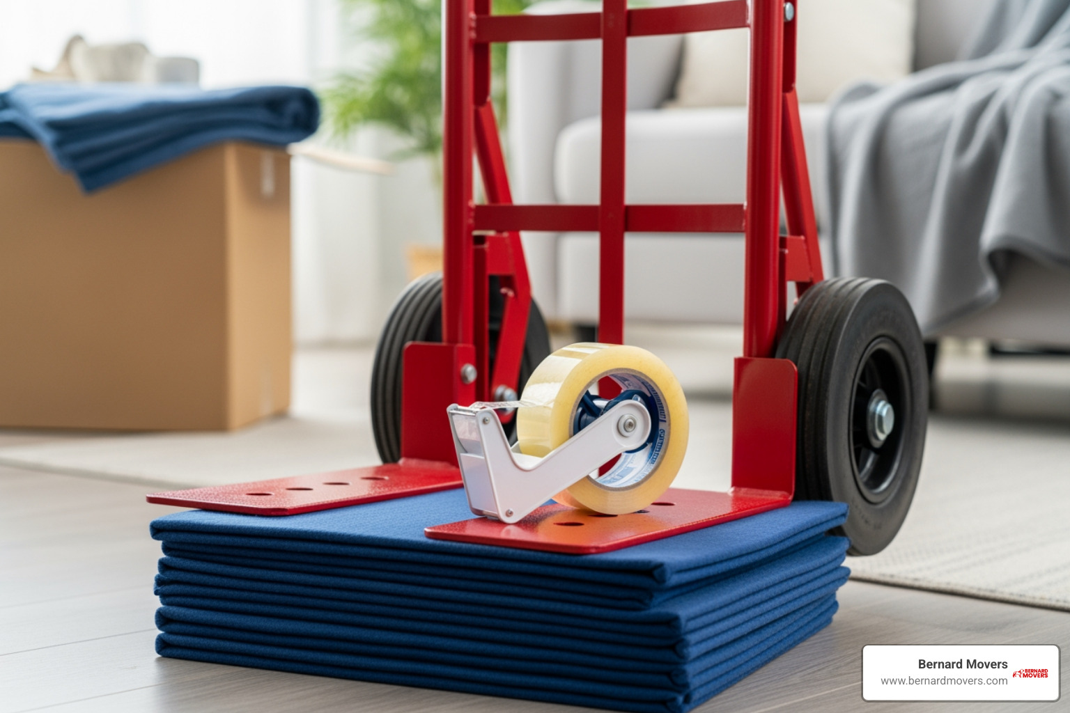 moving supplies including dolly, furniture pads, packing tape - moving truck local moving supplies including dolly, furniture pads, packing tape - moving truck local