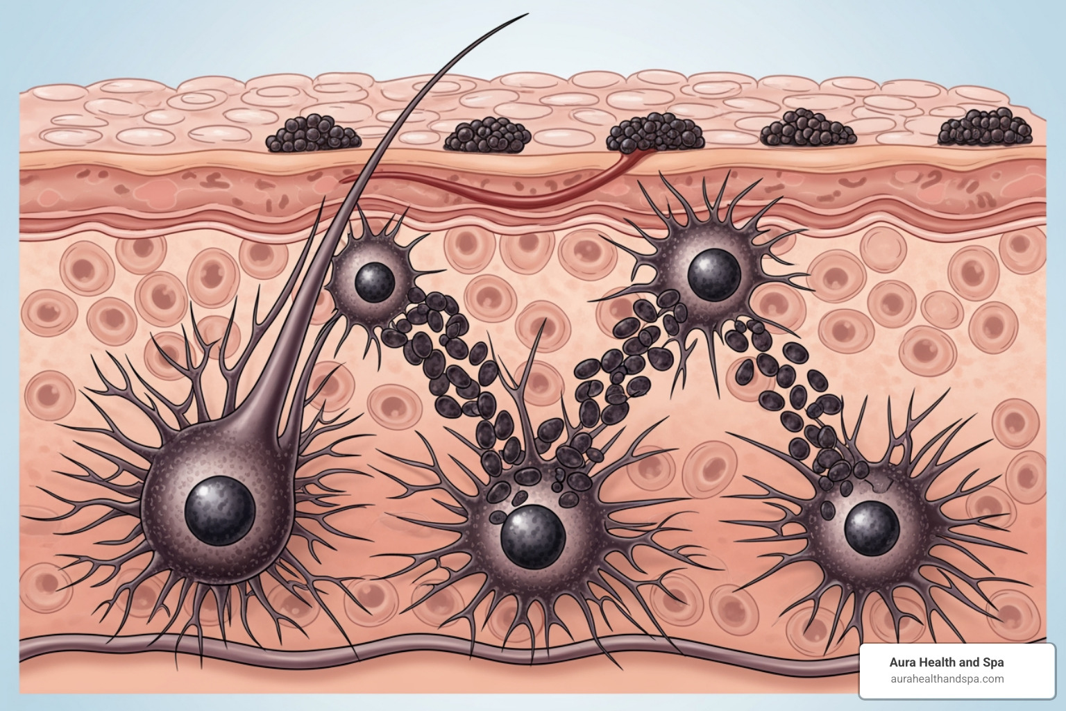 cellular level hyperpigmentation - microneedling dark spots