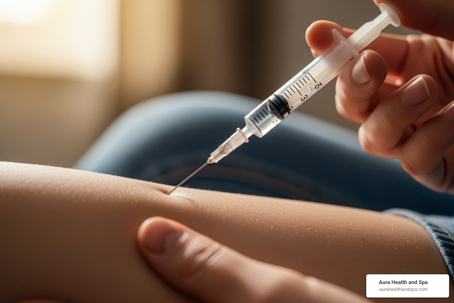 subcutaneous self-injection sites - migraine injection