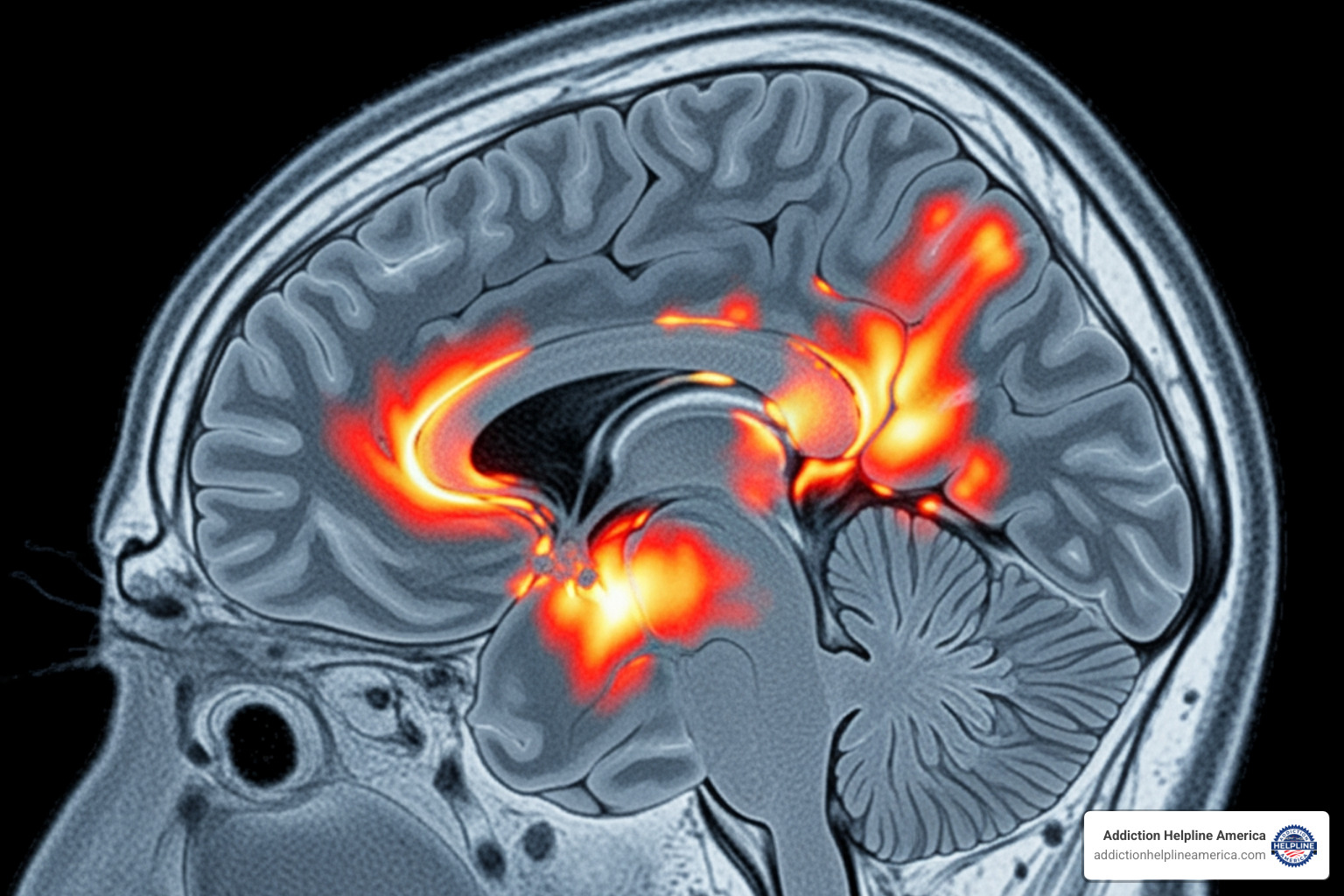 Brain scan highlighting areas of activity related to depression and anxiety - treatment for depression and anxiety Brain scan highlighting areas of activity related to depression and anxiety - treatment for depression and anxiety