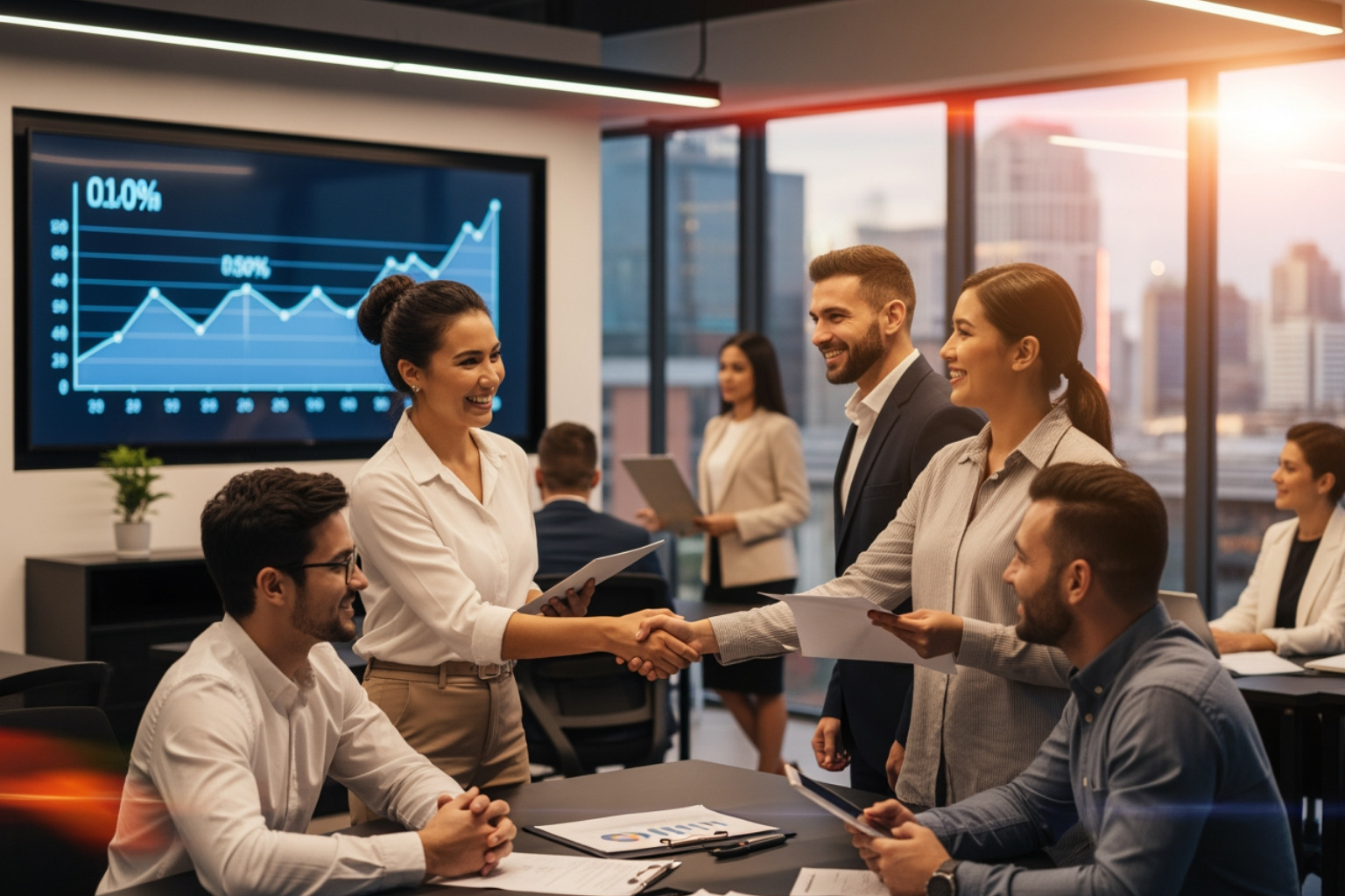 customer happily unboxing a package - high demand business customer happily unboxing a package - high demand business