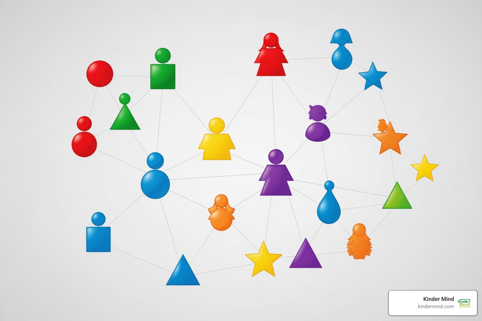 Diagram depicting a polycule with interconnected lines representing relationships between multiple individuals - Polyamory and attachment Diagram depicting a polycule with interconnected lines representing relationships between multiple individuals - Polyamory and attachment
