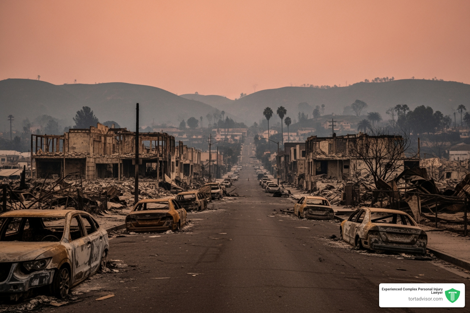 Devastation in Paradise, CA after the Camp Fire - wildfire lawsuit California Devastation in Paradise, CA after the Camp Fire - wildfire lawsuit California